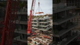 🏗️ Building Installation FAIL! Entire Structure Collapse! 💥😱 #BuildingFail #CraneDisaster