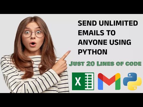 Unlimited emails sending using python script | Bulk email | Marketing tool | Email automation tool