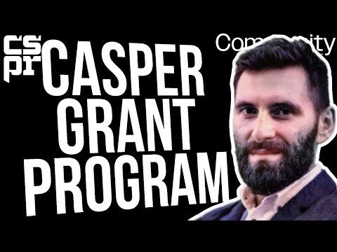 How to get GRANT from CASPER NETWORK? | Bart Stasik Casper Association