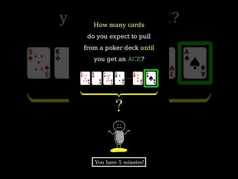 Card Draws Needed for an ACE
