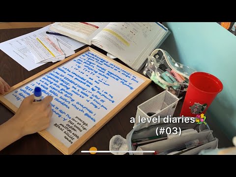 a level diaries pt3🐚 | study techniques, shopping + to do lists
