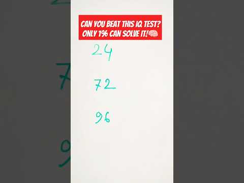 Can You Beat This IQ Test? Only 1% Can Solve It! #mathtricks #youtubeshorts #IQTest #studyhouse