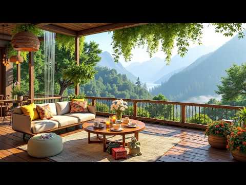 Spring Jazz Vibes Forest Cafe ~ Cozy Lounge Music for Chill