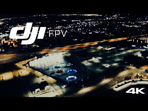 DJI FPV Night Flying - 4K Cinematic Footage of Westroads Mall/Top Golf, Omaha, NE