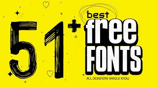 No Password Needed | Download My Favourite 💗 50+ Fonts for CDP and Poster Design