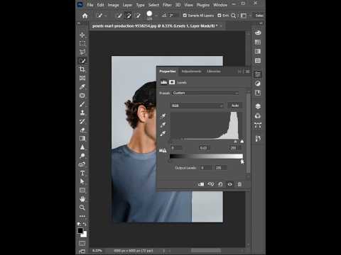 How to convert white T shirt to Black