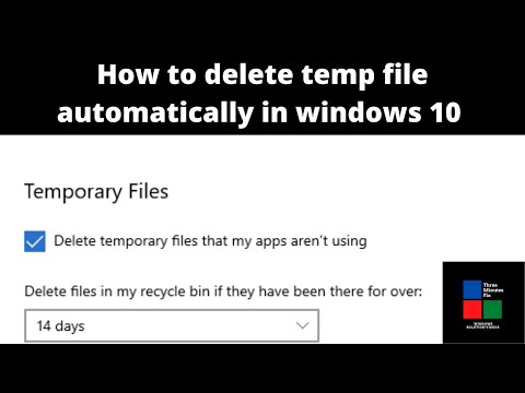 How to delete temp file automatically 2021 |three minutes fix