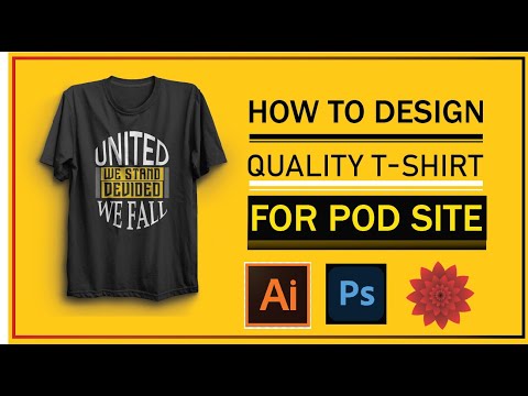 How To Make T-SHIRT DESIGNS In Illustrator | Adobe Illustrator Tutorials | Ep - 02