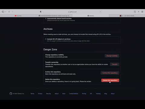 How to delete a GitHub repository | Git | version Control | Git Repo