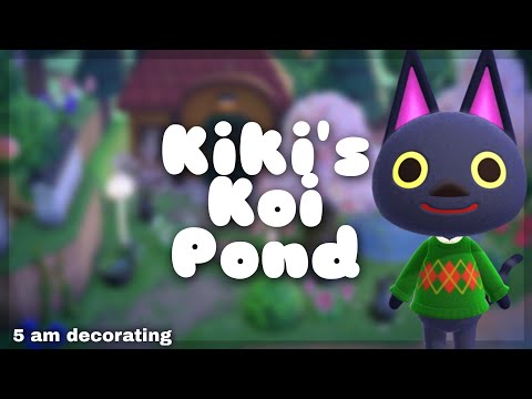 Kiki's Koi Pond 🌸 | 5 am decorating | ACNH