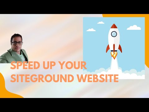Improve Pagespeed speed by Site ground caching