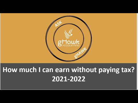 How much I can earn without paying tax?