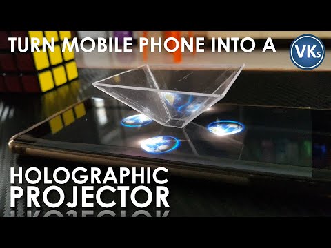 How to turn Mobile Phone into a Holographic Projector | VinKrish Solutions