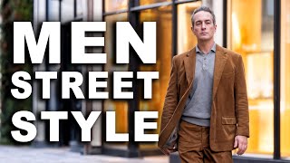 Men's Street Style - Winter Fashion 2025