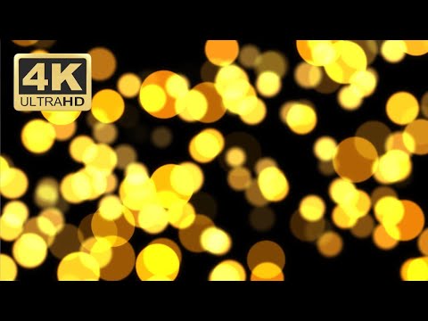 ✨Golden Particle Bokeh Effect | 4K Cinematic Background for Your Projects
