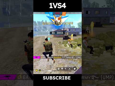 1 Vs 4 Clutch 🤯 Wait For End 🎯  #shorts #shortsfeed #tgrnrz #tondegamer #totalgaming #freefire