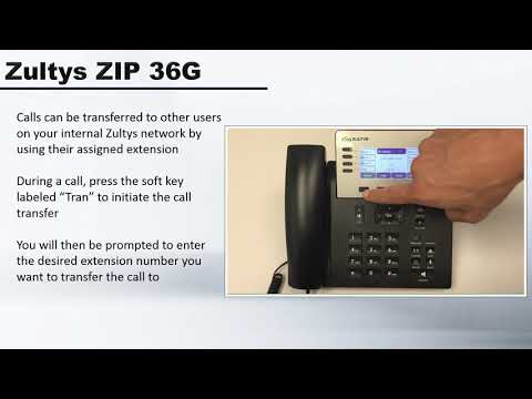 Zultys 36G   How To Transfer Calls