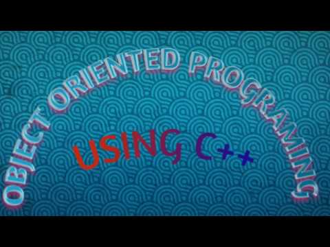Getting started with object oriented programming