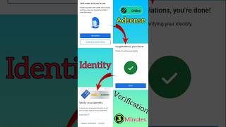 google adsense identity verification persona। google adsense identity verification #trending #viral
