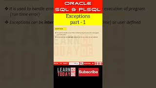 exception part 1