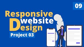 Project 03. Portfolio Website  Design Part 9 ||  Web Development Course