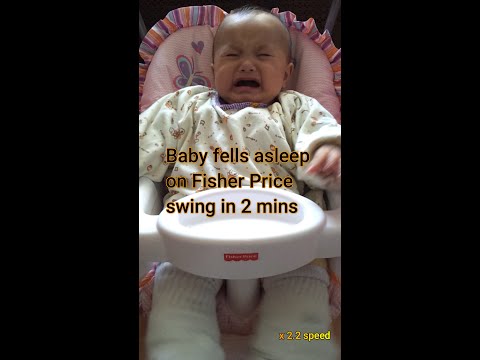Tricks for baby felling asleep in 2 minutes: Fisher Price swing