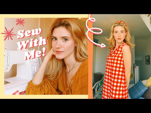 SEW A DRESS WITH ME | DIY Summer Dress