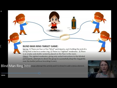 Blind Man Ring Target Game