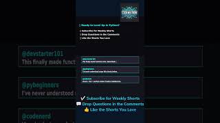 Welcome to CodeNeutron — Python in 60 Seconds  🚀 #codeprep #softwaredeveloper #developerbootcamp