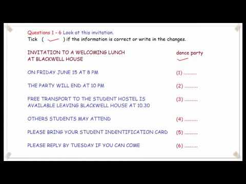 IELTS listening practice test