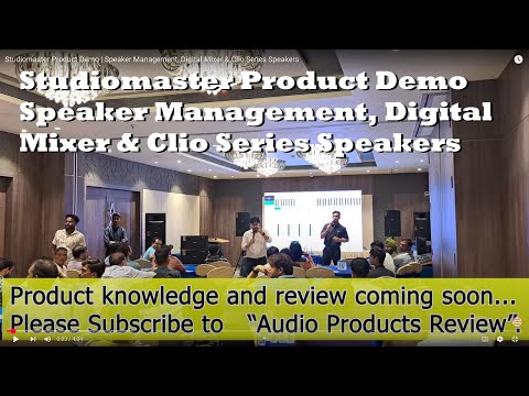 Studiomaster Clio Series, Mixer & Management System Demo | स्टूडियोमास्टर ऑडियो प्रोडक्ट शोकेस