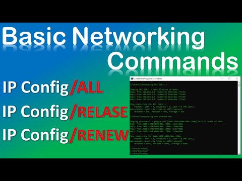 Basic Networking Commands (Video 2) Ipconfig Subcommands Explained - How to Find & Renew IP Address