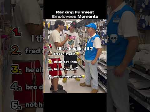 Ranking The Funniest Employees Moments  #funny #ranking #funnyvideos #employees #walmart
