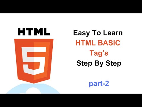 HTML Basic Tags part-2||Html easy to learn||Html full course||
