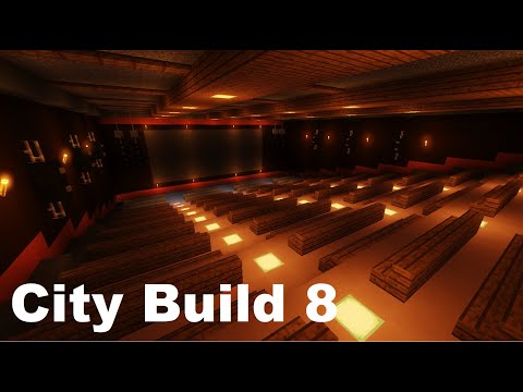 City Build #8 - Cinema (Minecraft Timelapse)