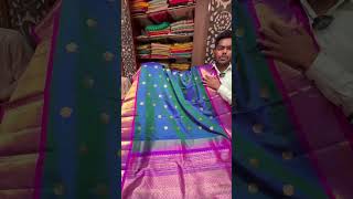 🔴 50% discount on Pure Silk Paithani 😍 Moolchand Mill 💫 #saree #shopping