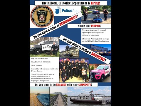 Milford (CT) Police Department Panel/Recruitment Session 2020