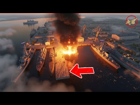 Ukraine Waited for Russian Missile Ship to Dock 1,000km Away—Then BLOWS It Up