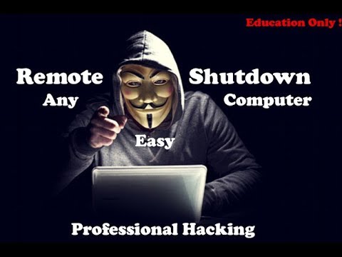 Hacking-How to remotely shutdown any computer