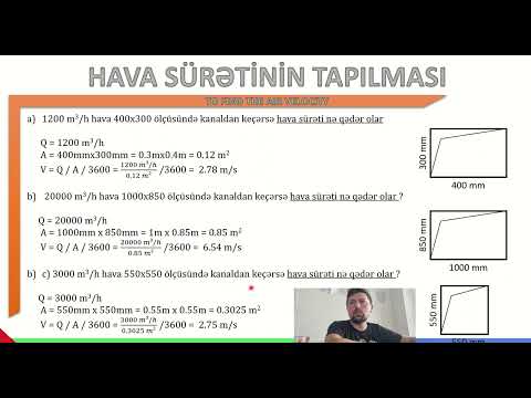 How to find air velocity in ventilation ducts