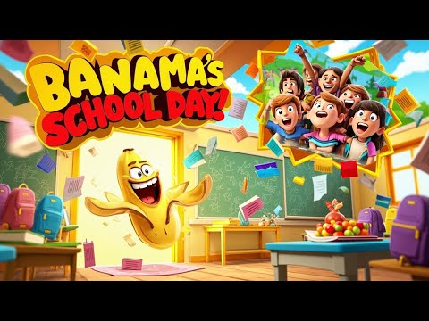 A Day in the Life of a Banana at School 🍌📚#BennyTheBanana #FunnyShorts #BananaLife #KidsComedy