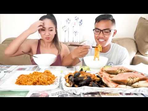 Seafood Boil + Dungeness Crab + Spicy Noodles | The Doza Life
