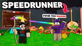 Using HACKS To TROLL TOXIC SPEEDRUNNER In 99 Nights in the Forest Script!