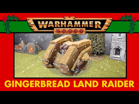Gingerbread Land Raider - Warhammer 40k