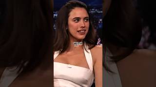 Margaret Qualley Plays Truth or Dare with Jimmy Fallon 🎉😂 #margaretqualley #jimmyfallon #shorts