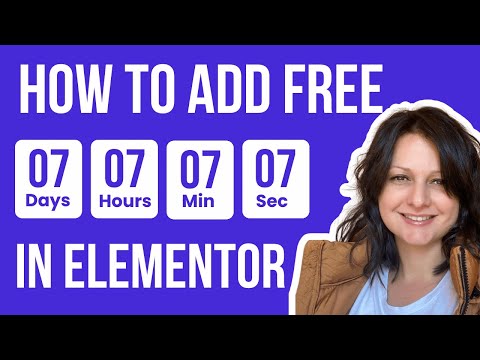 Countdown Timer For Elementor Free I How to Add Countdown timer Tutorial Elementor Free (No plugin)
