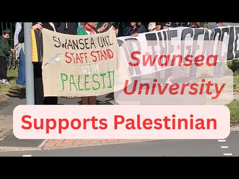 Swansea University supports Palestinian #swansea 