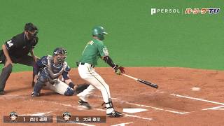 恐らく12球団で1番すごい…西川遥輝&大田泰示の1、2番コンビ!!