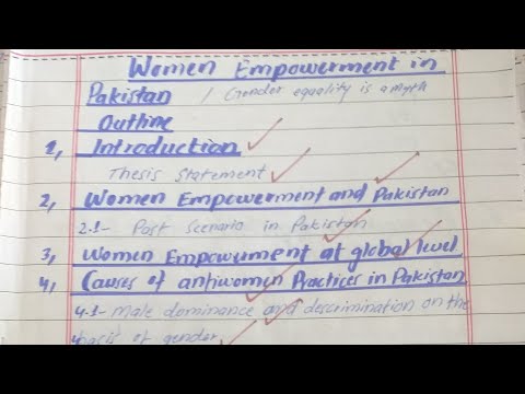 Essay  on Women empowerment  in Pakistan  for CSS/PMS.Gender equality is myth