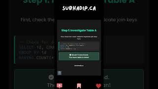 How to identify duplicate keys in a join